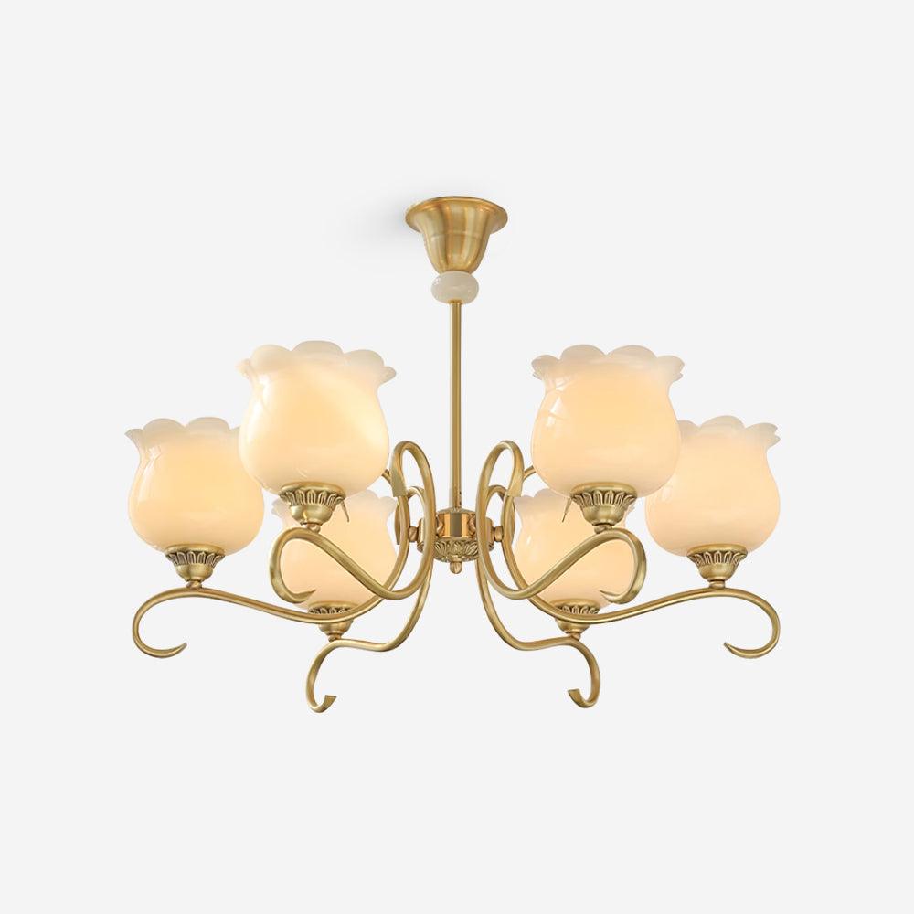 Mullan Lustre Laiton Résine Blanc Or