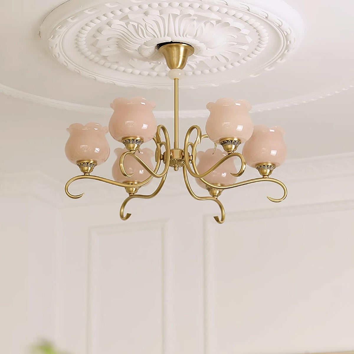 Mullan Lustre Laiton Résine Blanc Or
