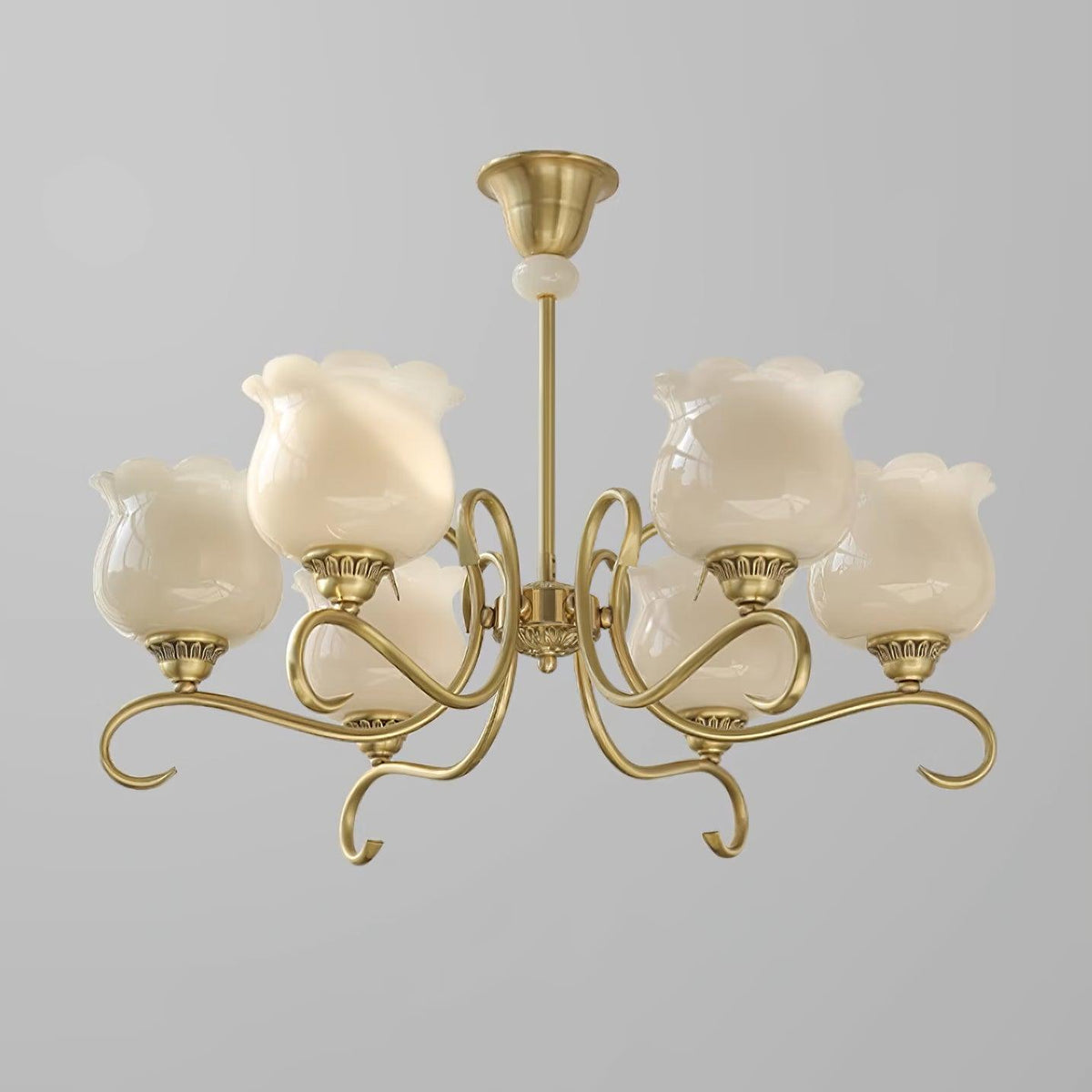 Mullan Lustre Laiton Résine Blanc Or