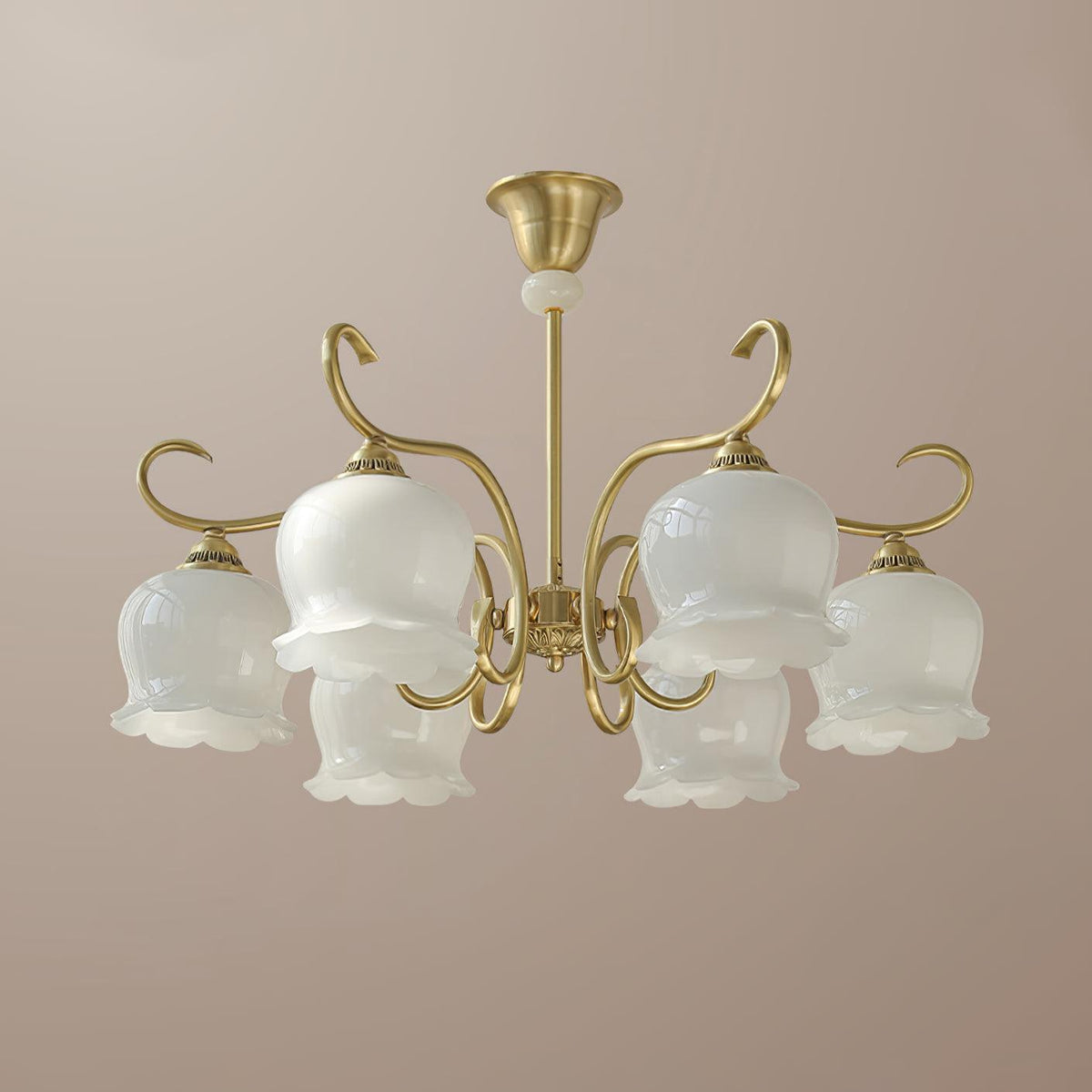 Mullan Lustre Laiton Résine Blanc Or