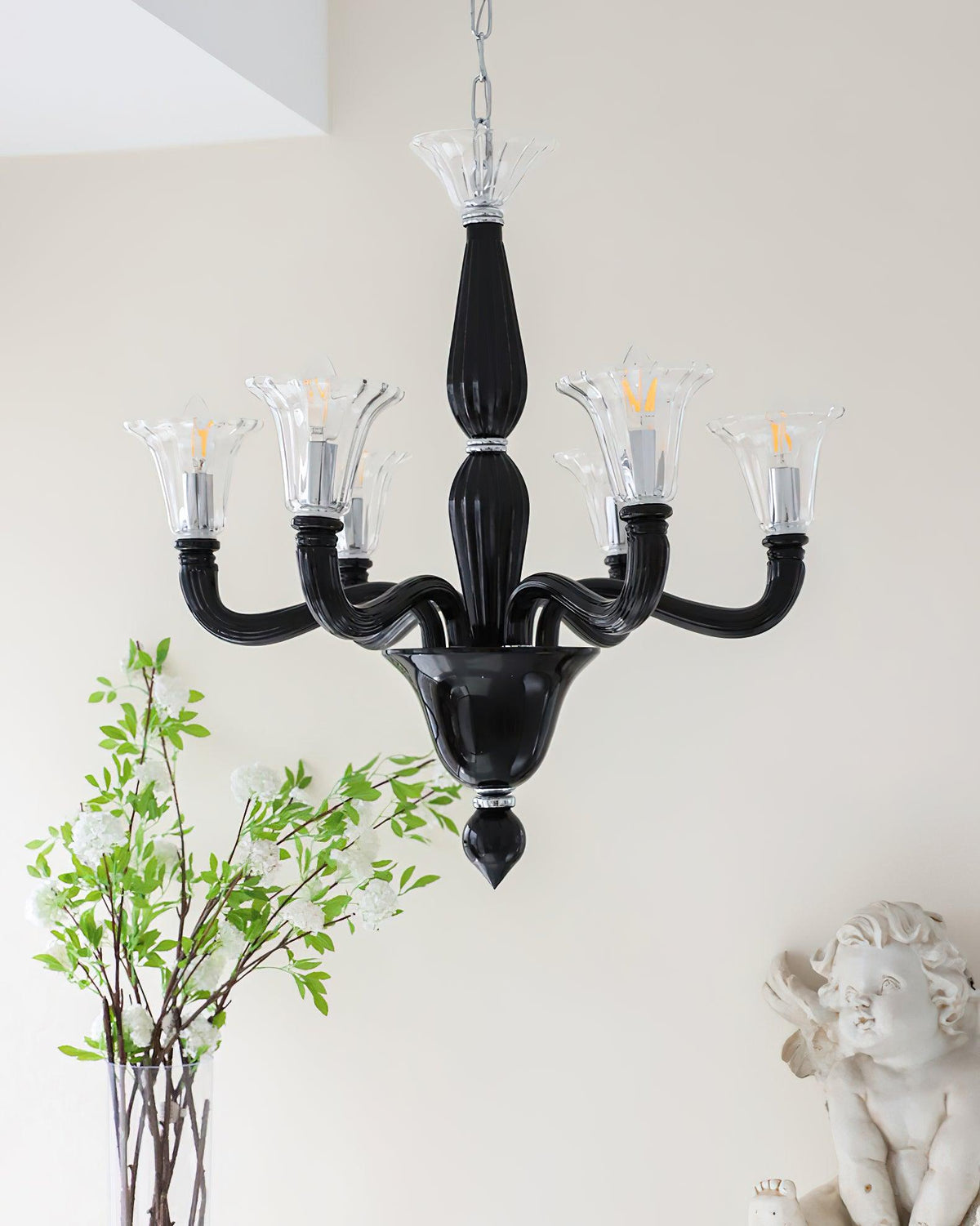 Aurora Lustre en Verre Classique