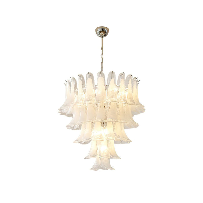 Orshaan Lustre Postmoderne de Luxe en Métal et Verre