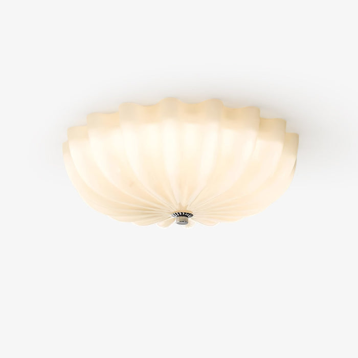 Aurora Ceiling Lamp Murano Blown Glass Shell Inspired