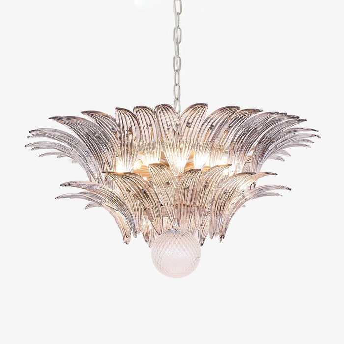 Aurora Le Lustre en Verre de Murano Clair