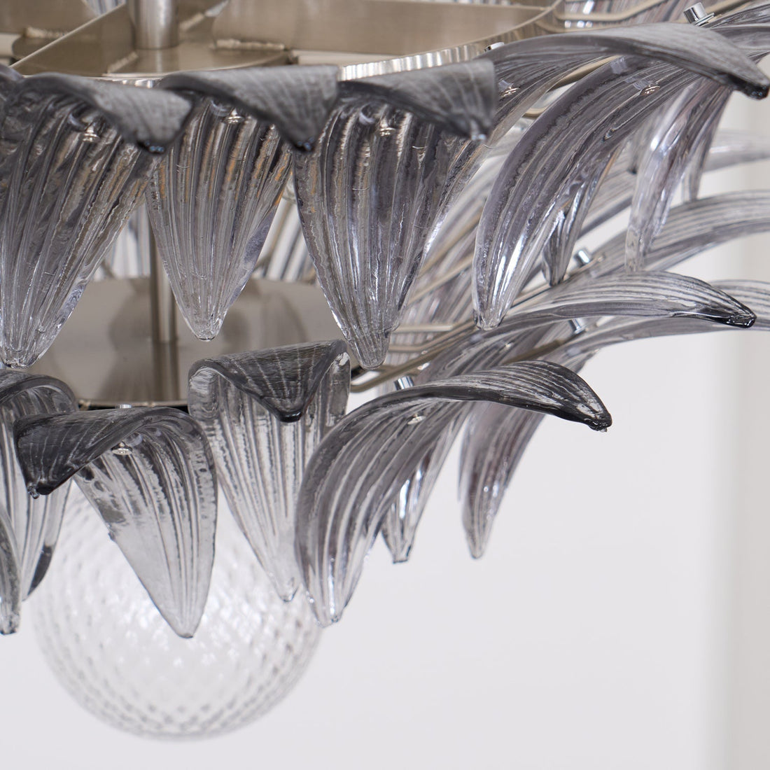 Aurora Le Lustre en Verre de Murano Clair