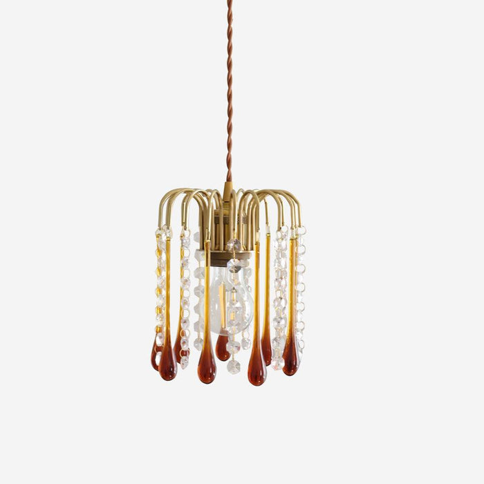 Murano Suspension en Cristal à Niveaux Cascade