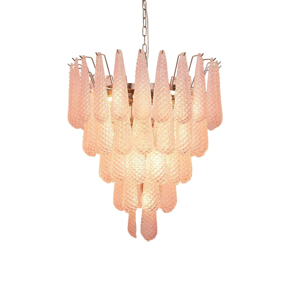 Aurora Lustre Rose Goutte Rosée Cascadant Romantique