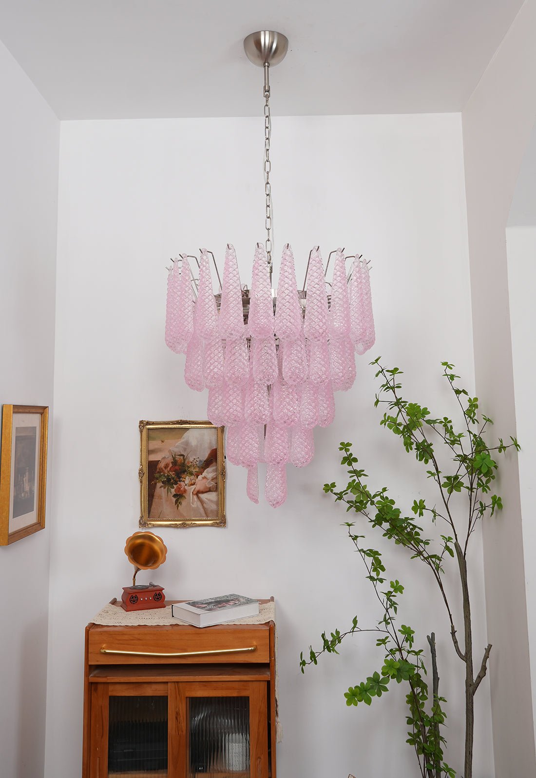 Aurora Lustre Rose Goutte Rosée Cascadant Romantique