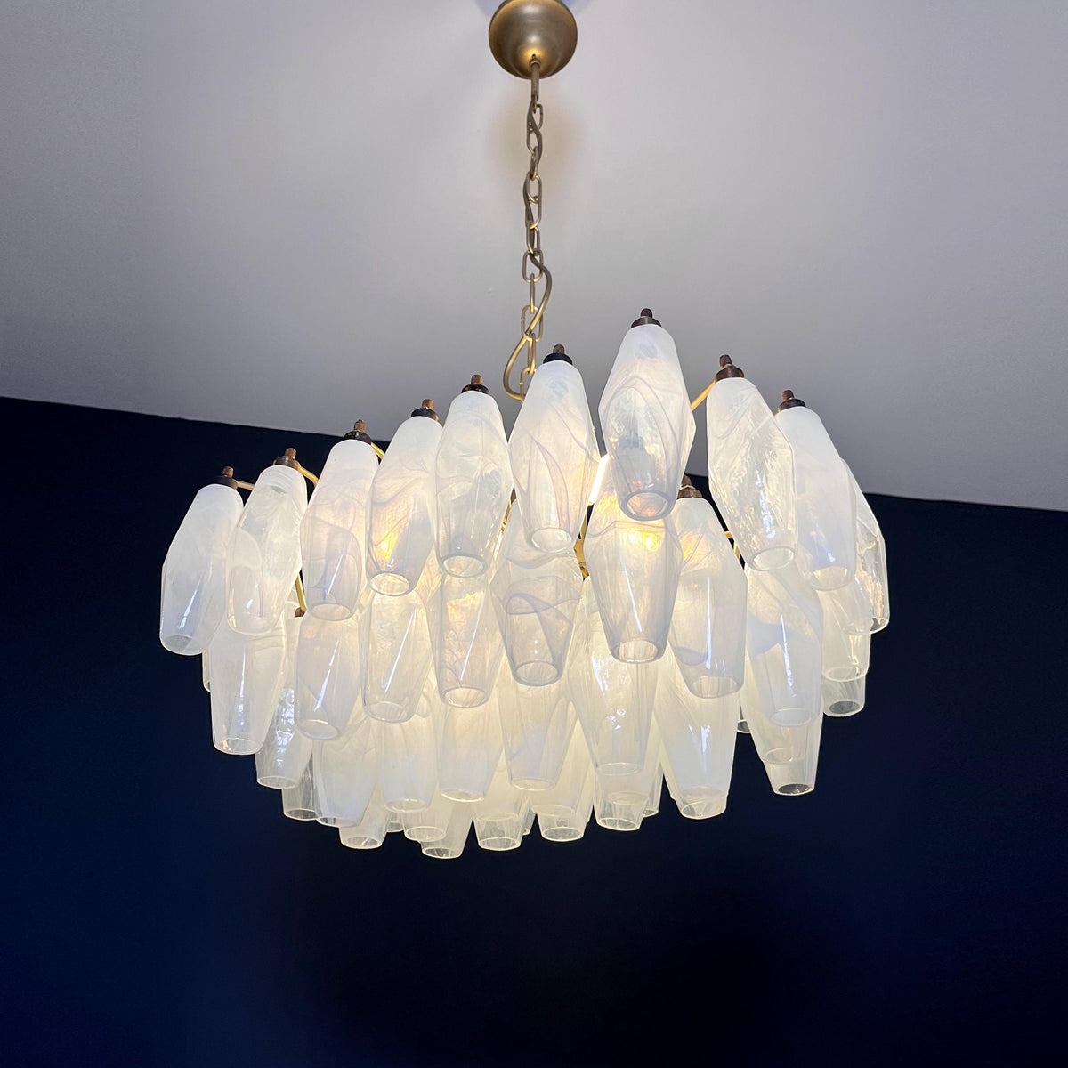 Ardoriel Lustre Postmoderne de Luxe Poliedri en Albâtre