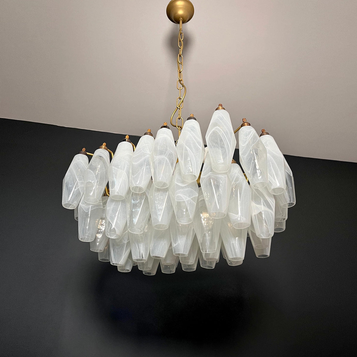 Ardoriel Lustre Postmoderne de Luxe Poliedri en Albâtre