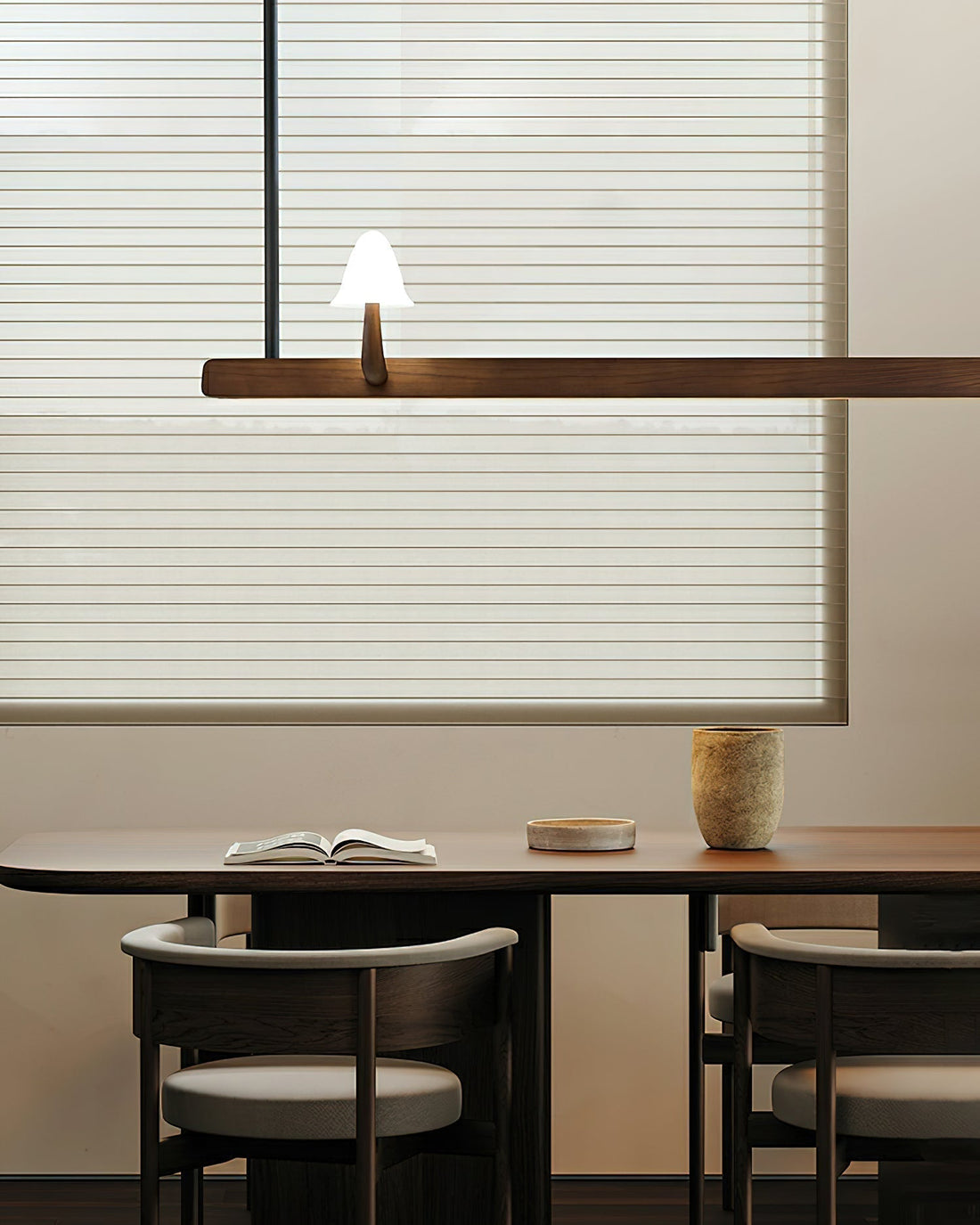 Lustra Lustre en Bois Minimaliste Moderne