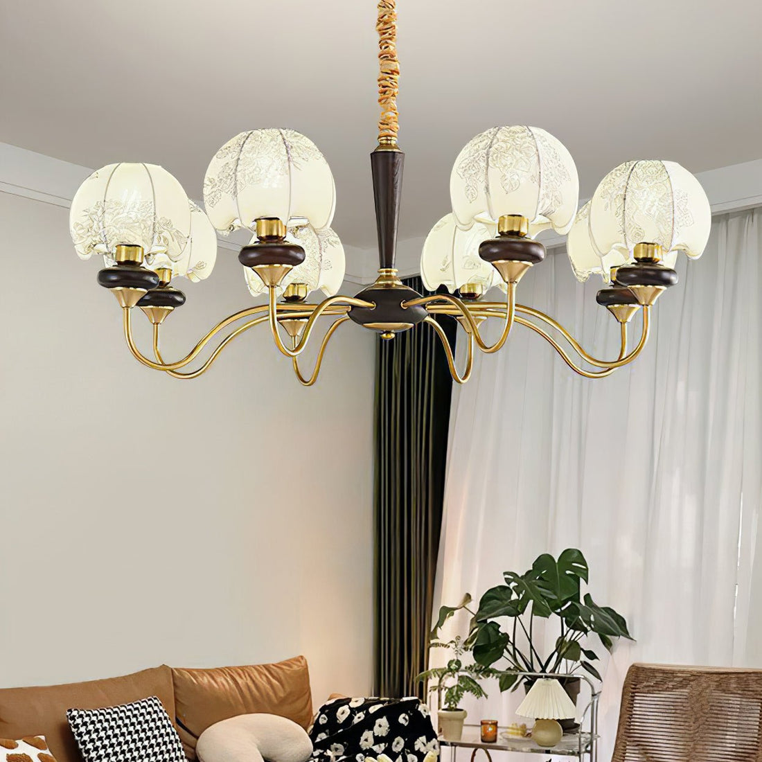 Orchid Lustre en Tissu Vintage