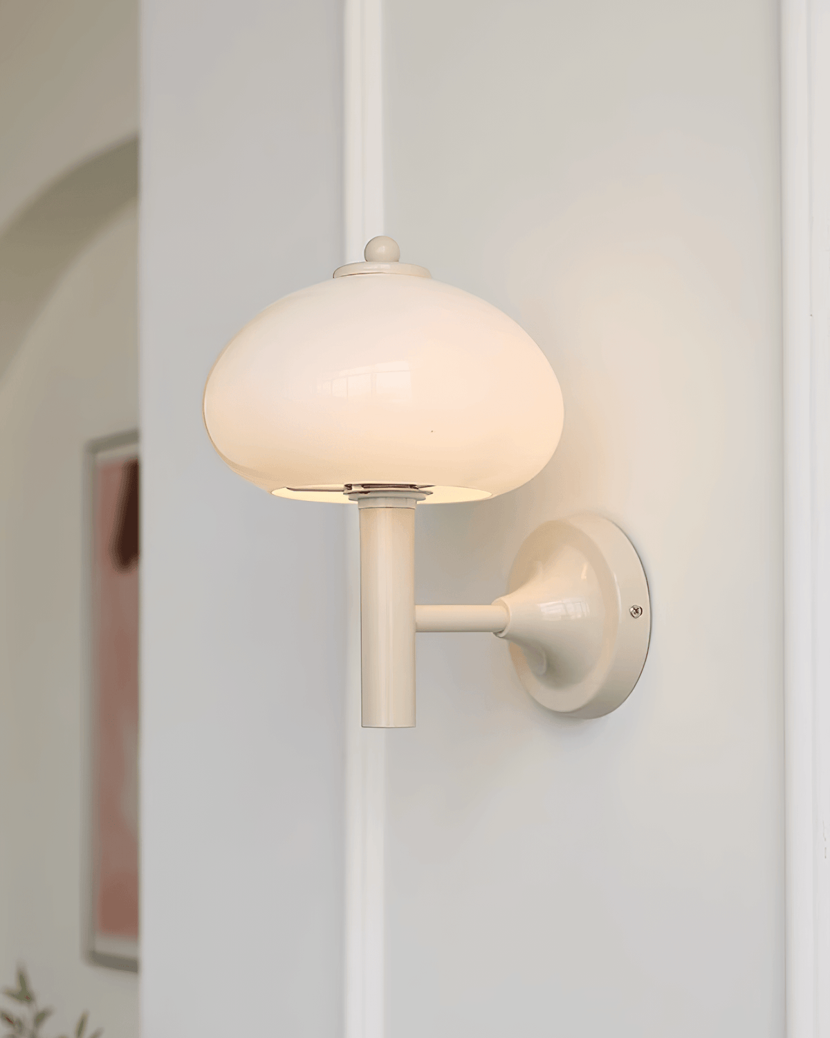 Mushroom Lampe Murale Métal Moderne