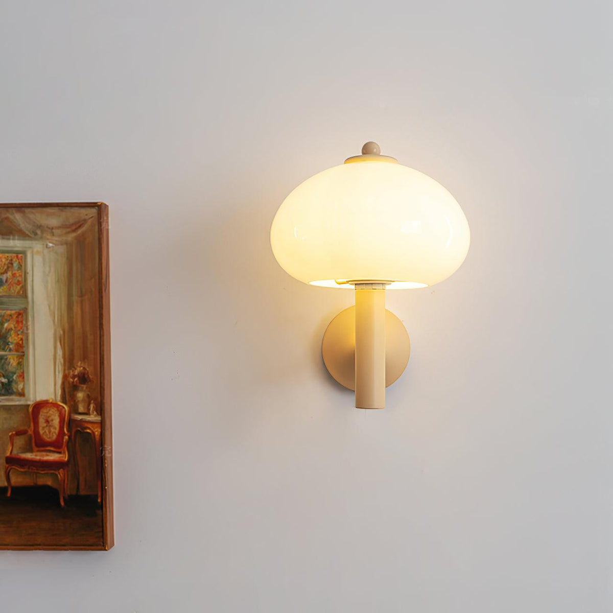Mushroom Lampe Murale Métal Moderne