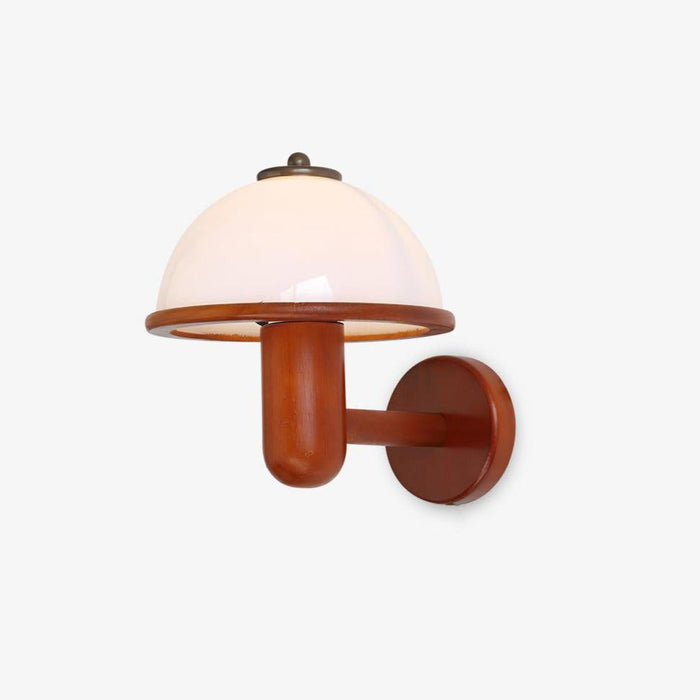 Lustra Applique Murale Champignon Bois de Chêne