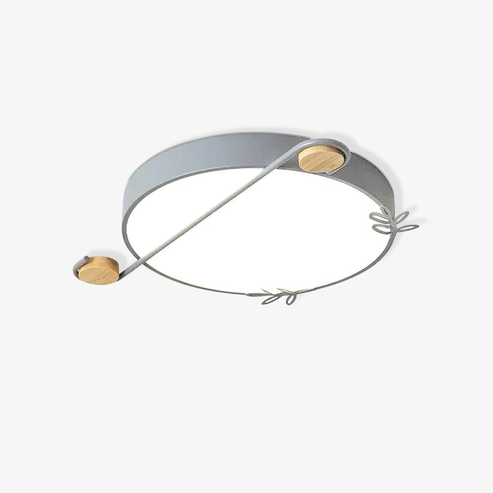 Evzorira Lampe Plafonnier Ronde Art Note Musicale