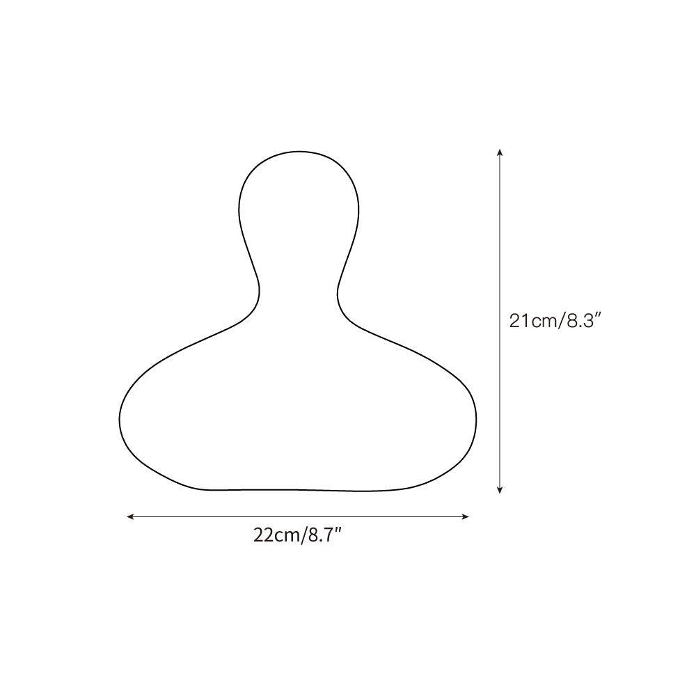 Zeloror Applique Murale en Travertin Créative et Originale