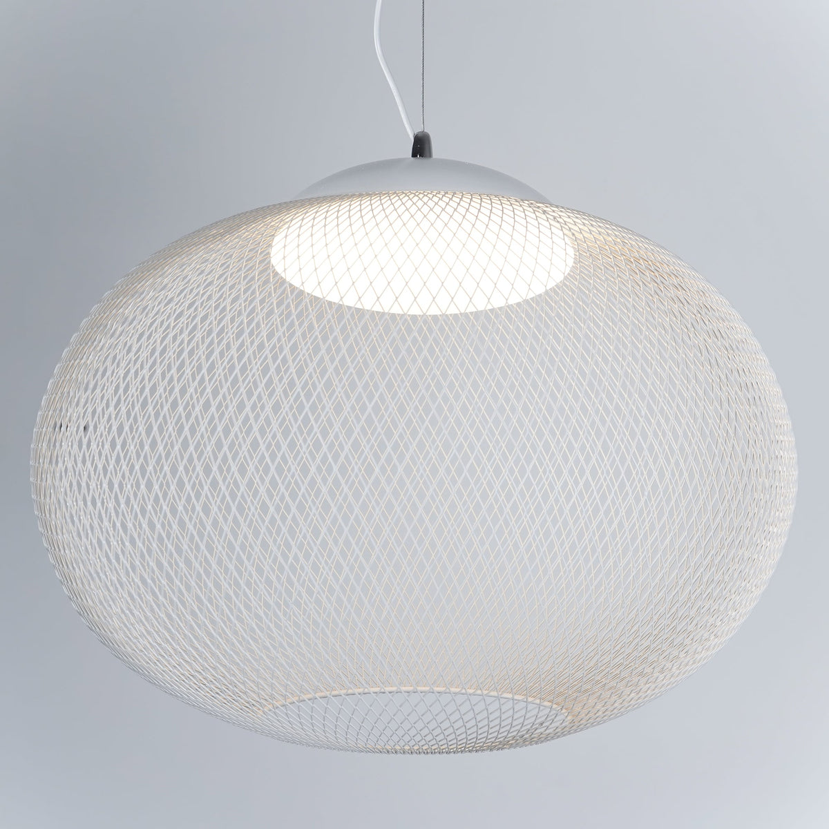Lustra Suspension Lampe Maille Noire