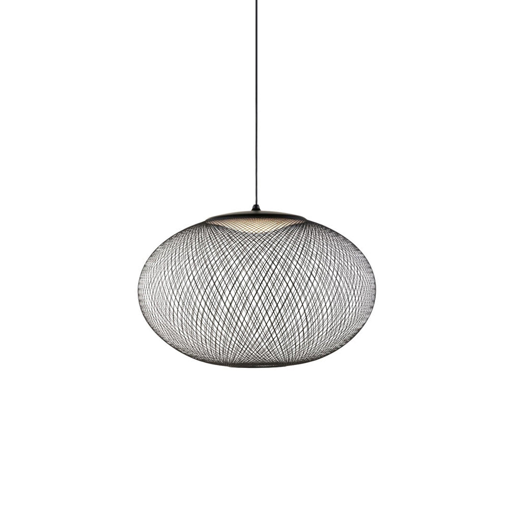 Lustra Suspension Lampe Maille Noire