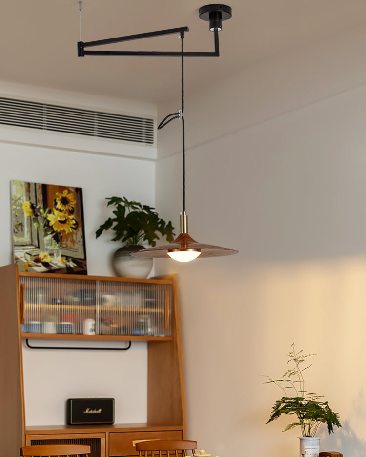 Veylo Lustra Lampe Suspendue Bras Pivotant Ajustable