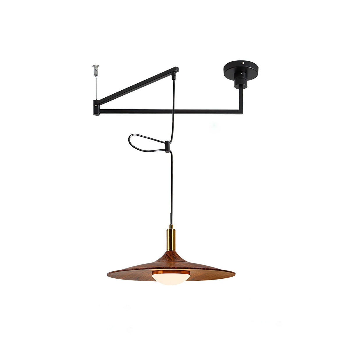 Veylo Lustra Lampe Suspendue Bras Pivotant Ajustable