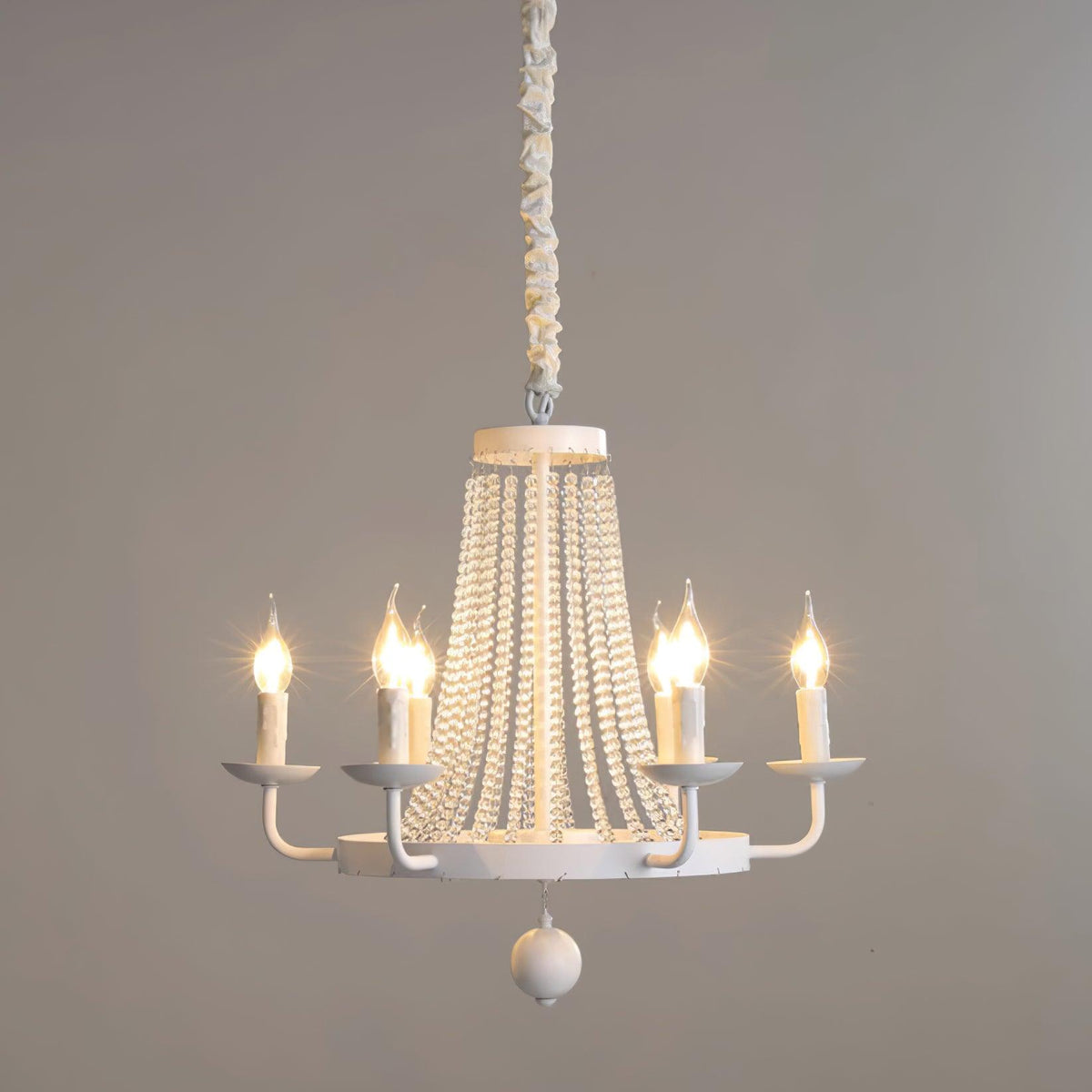 Naples Lustre Crystal Fer Rustique Moderne