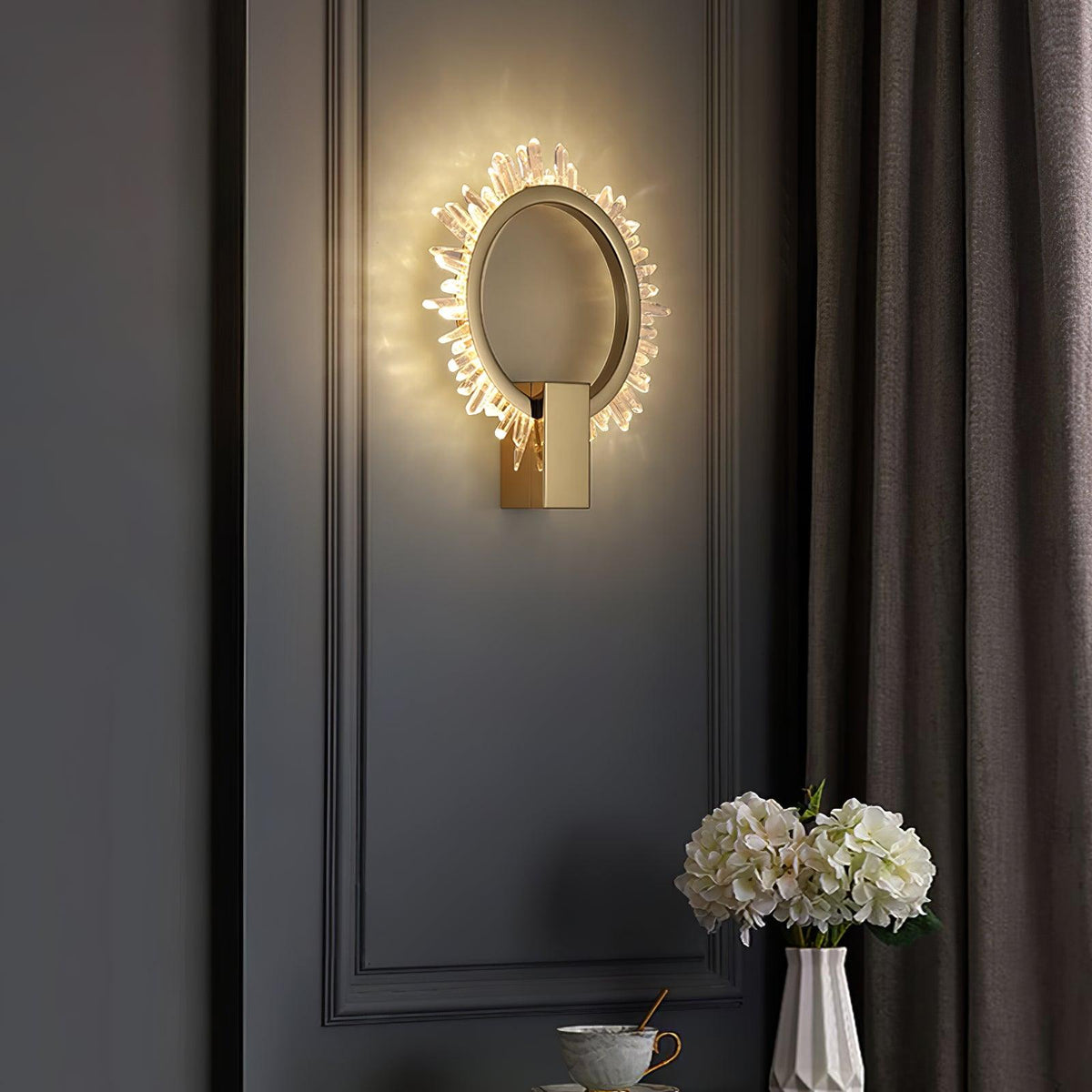 Willa Applique Murale Cristal Moderne