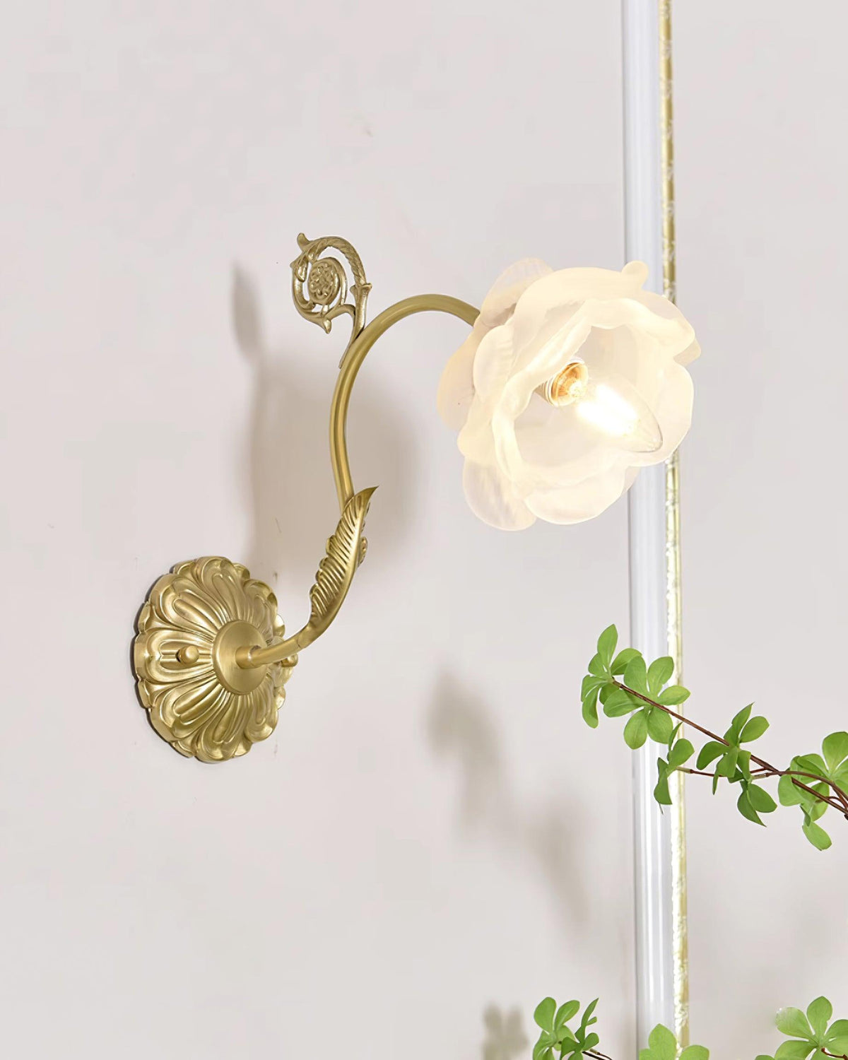 Neiman Applique Murale Volant Rose