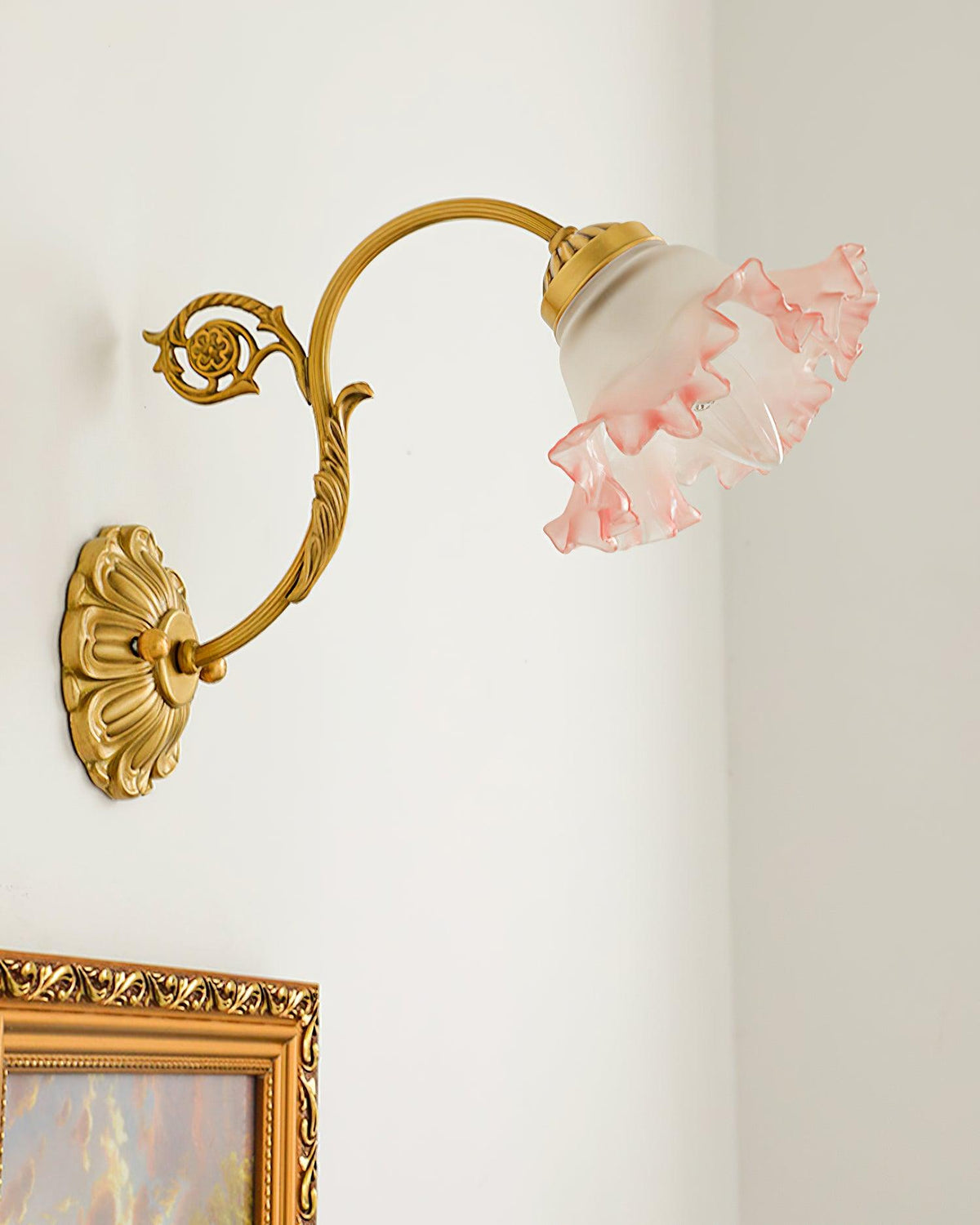 Neiman Applique Murale Volant Rose