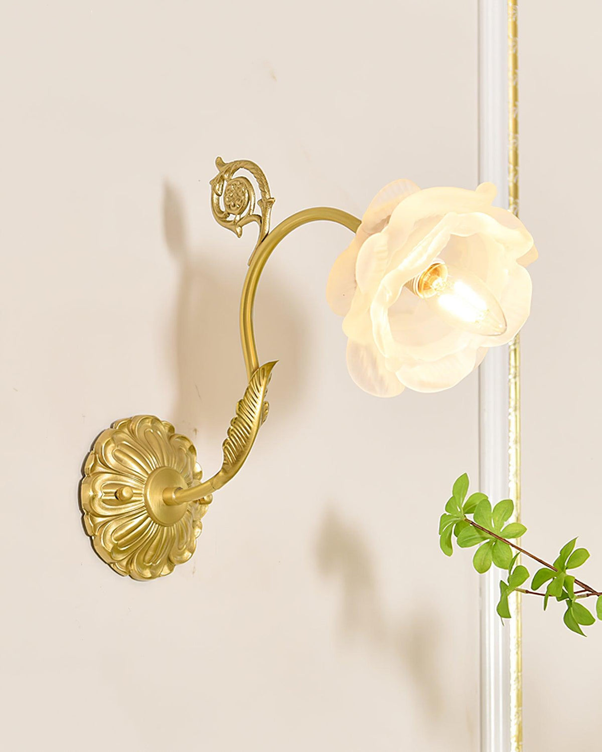 Neiman Applique Murale Volant Rose