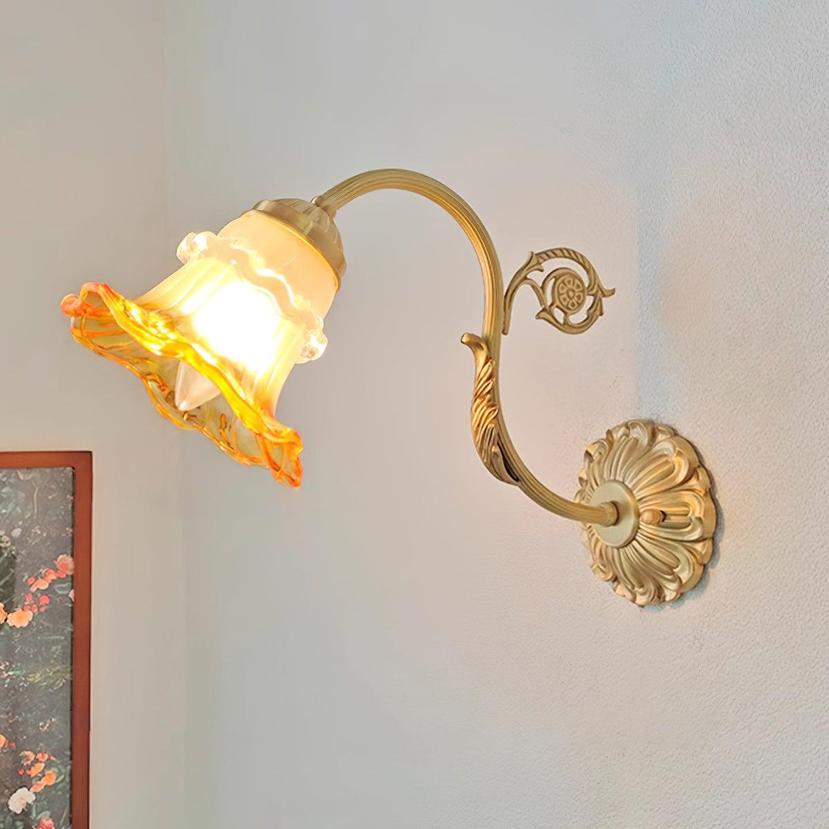 Neiman Applique Murale Volant Rose