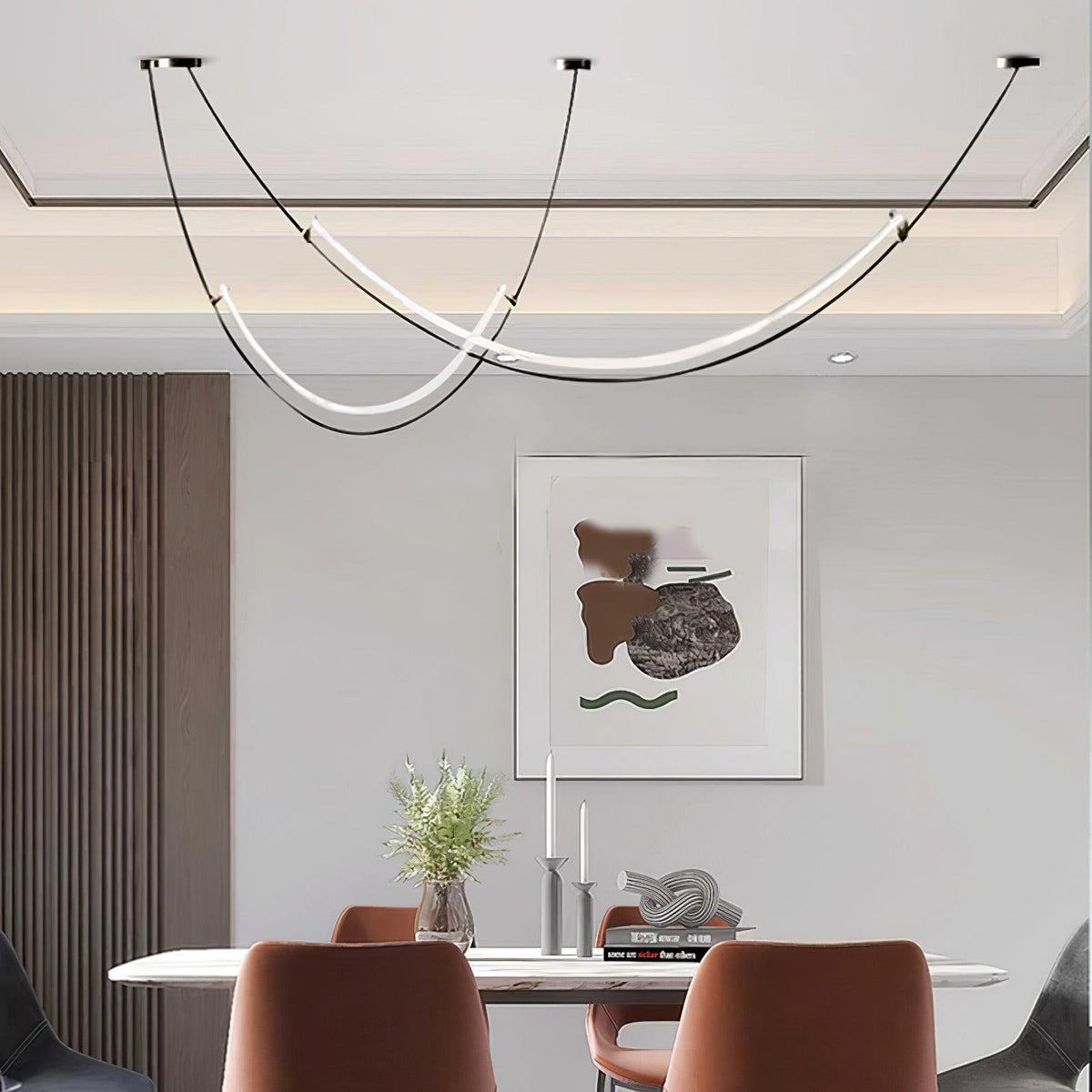 Zephira Suspension LED Courbée