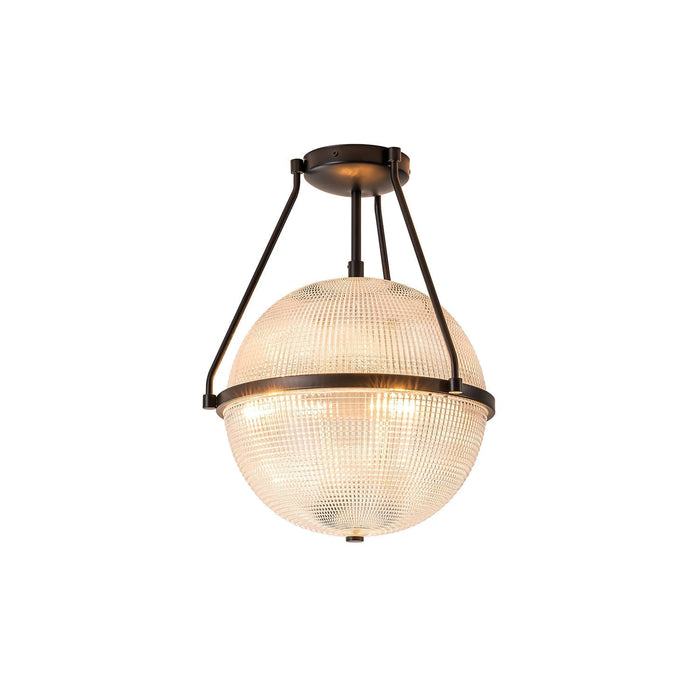 Atale Lampe de Plafond Moderne Minimaliste en Verre et Métal