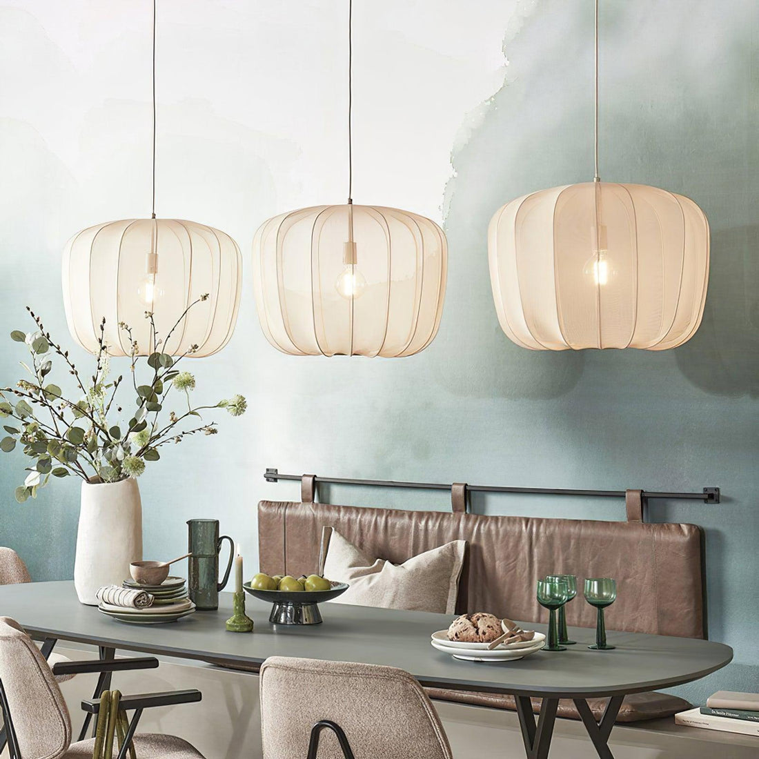 Nevola Lampe Suspendue Écran en Maille Minimaliste