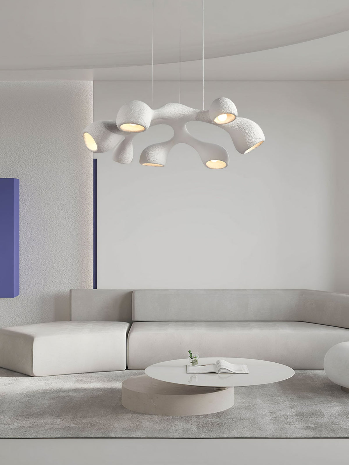 Wave Suspension Polystyrène Moderne