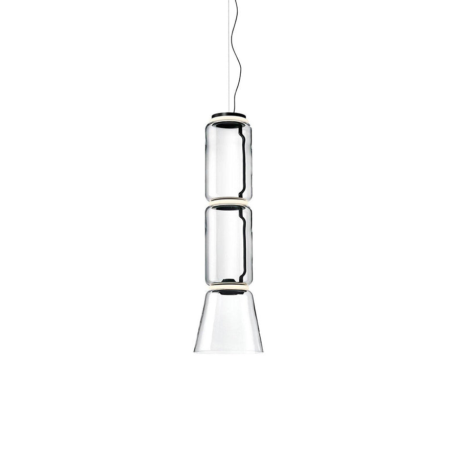 Cadorus Suspension Élégante Haut de Gamme en Verre et Métal