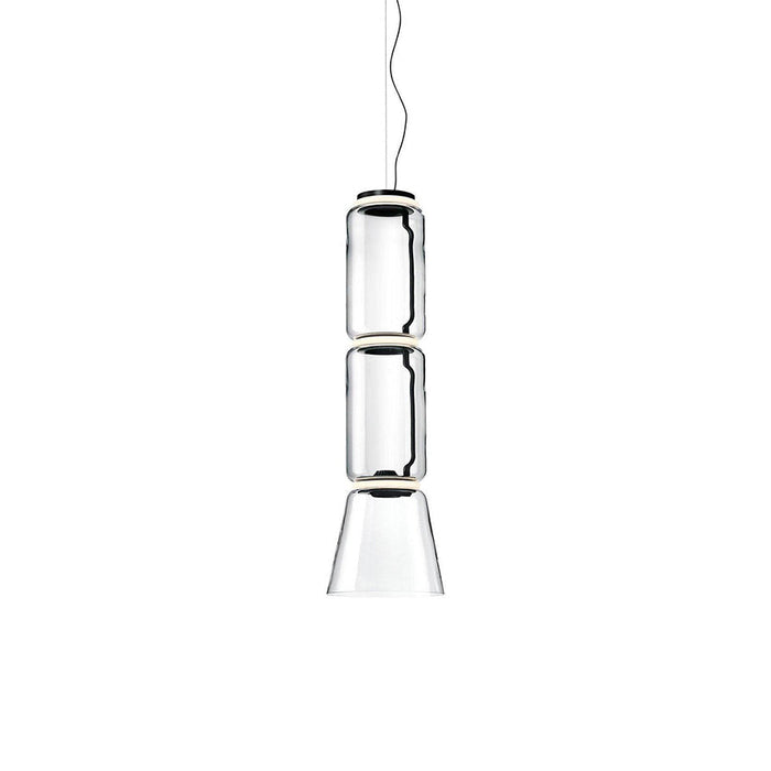 Cadorus Suspension Élégante Haut de Gamme en Verre et Métal