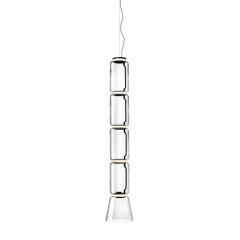 Cadorus Suspension Élégante Haut de Gamme en Verre et Métal