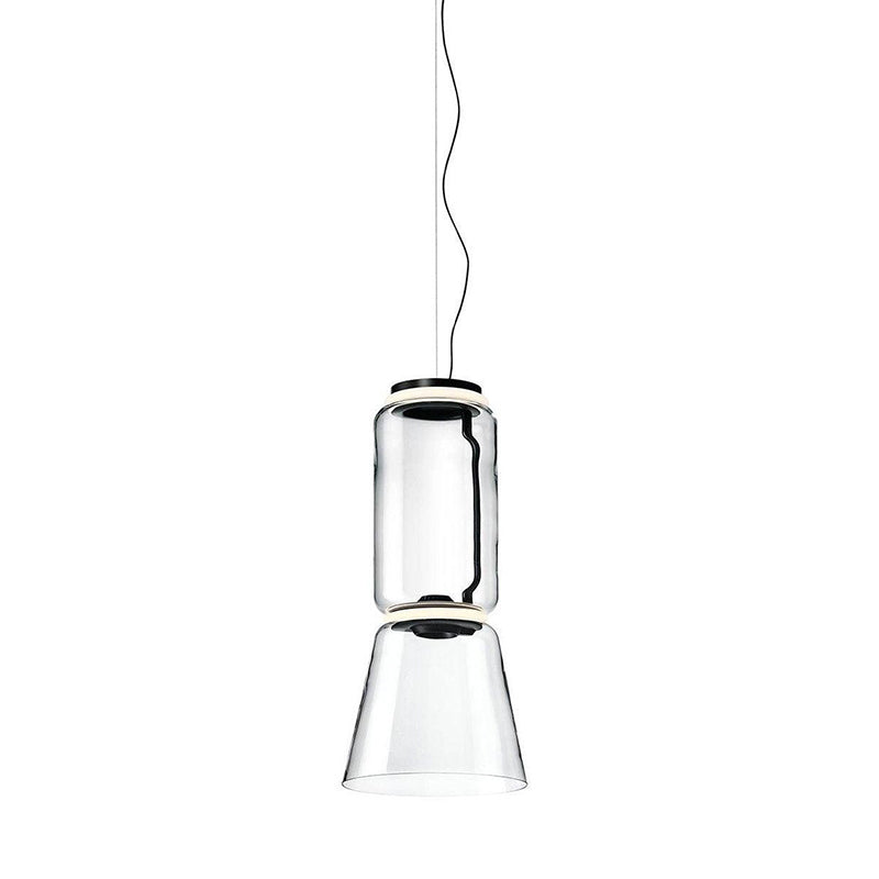 Cadorus Suspension Élégante Haut de Gamme en Verre et Métal