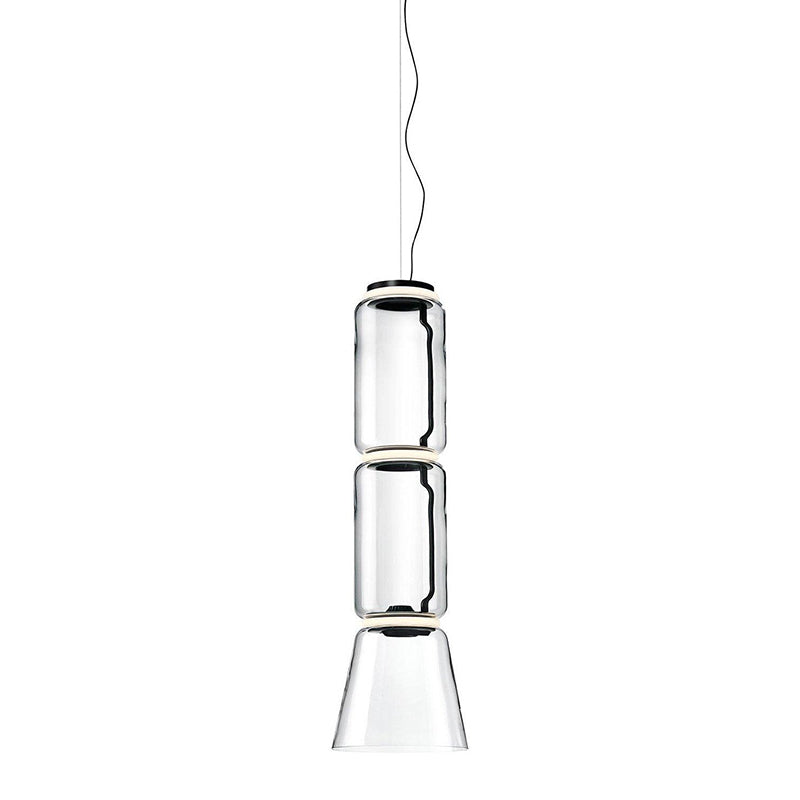 Cadorus Suspension Élégante Haut de Gamme en Verre et Métal