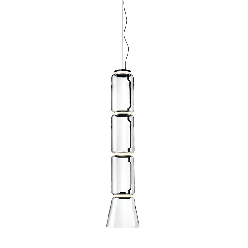 Cadorus Suspension Élégante Haut de Gamme en Verre et Métal
