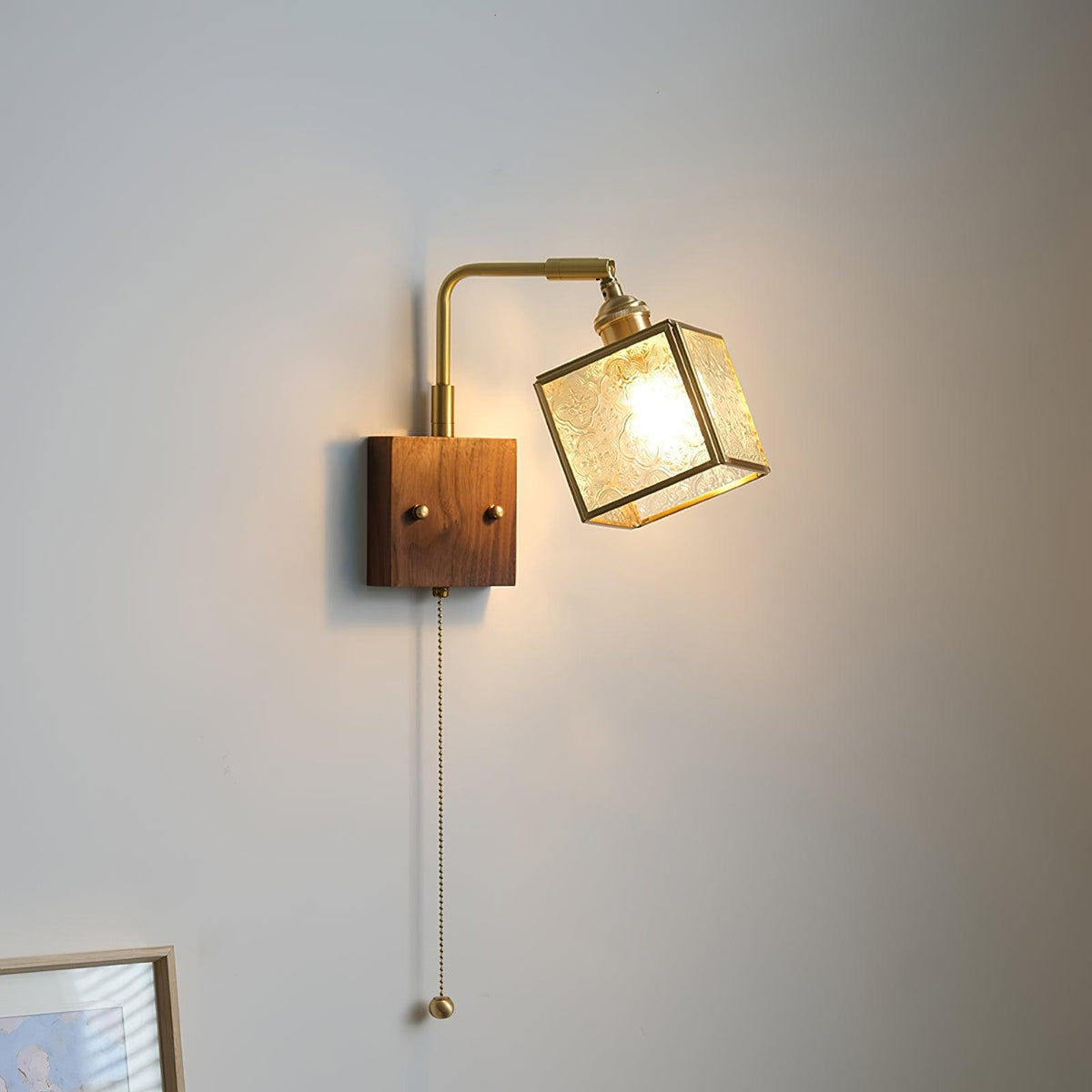 Noko Applique Murale Verre Cube