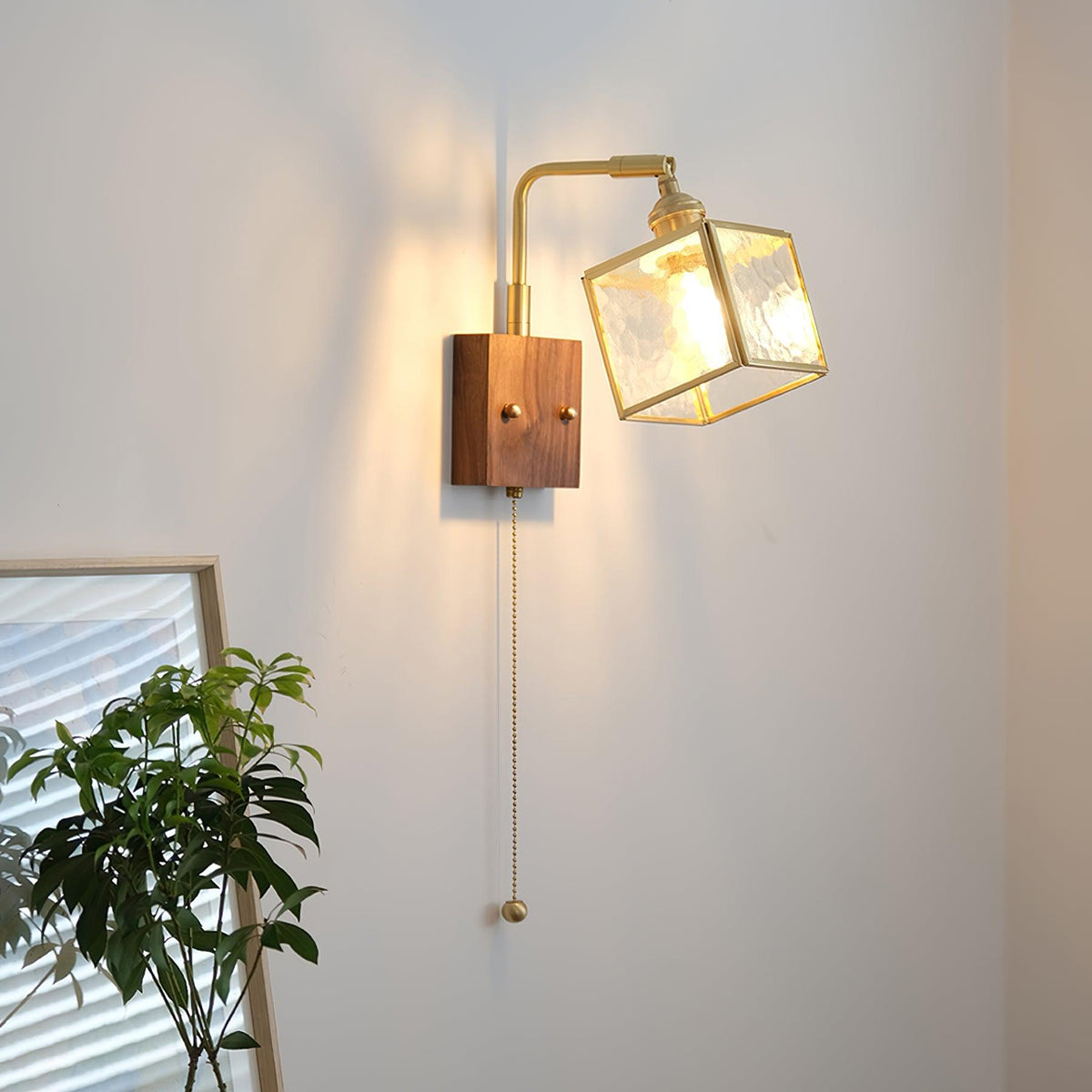 Noko Applique Murale Verre Cube