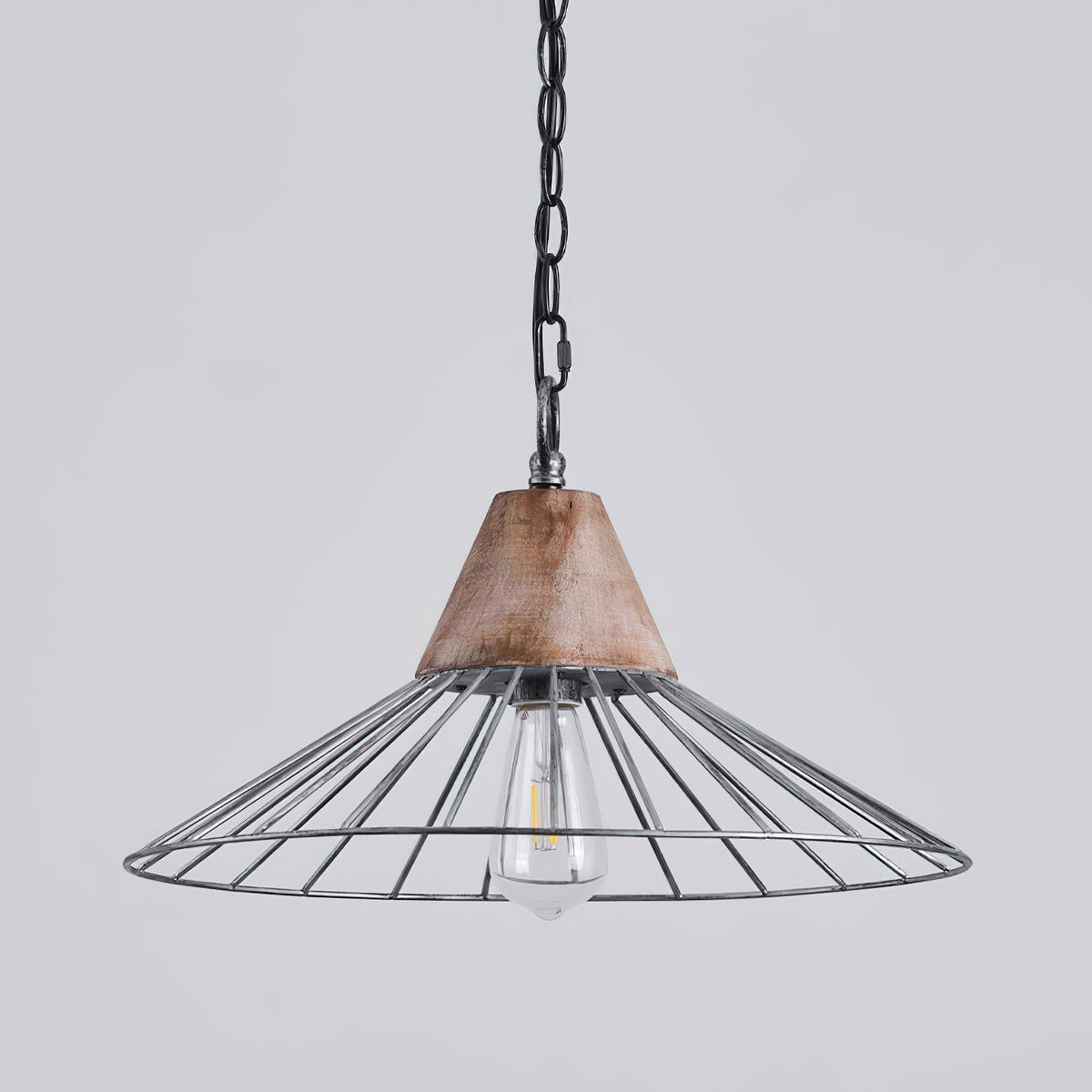Ulthee Suspension Moderne Minimaliste en Bois et Métal