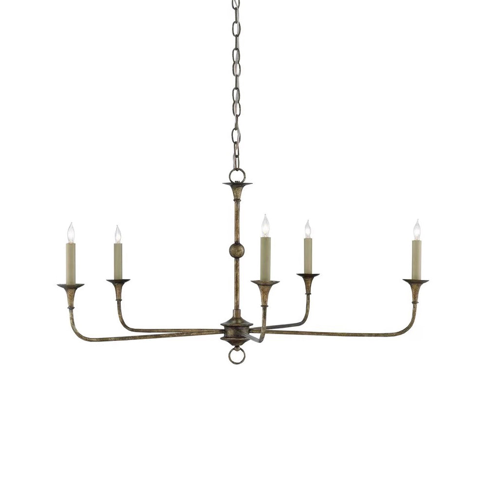 Unity Lustre en Métal de Bronze Vintage Mid-Century