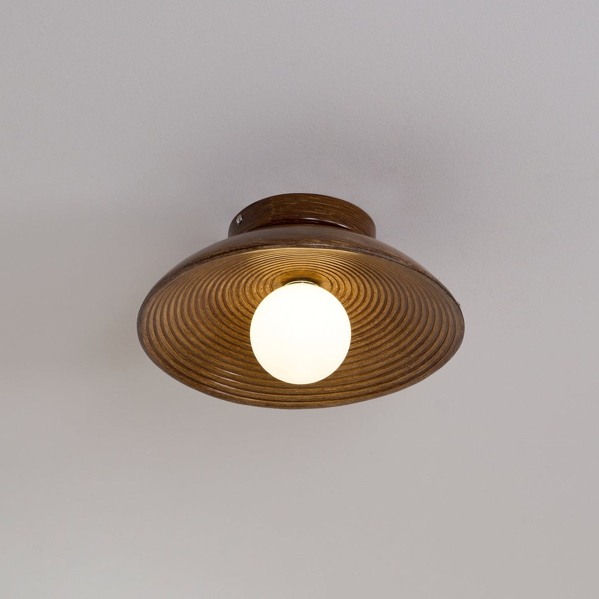 Orvian Plafonnier Encastré Bois