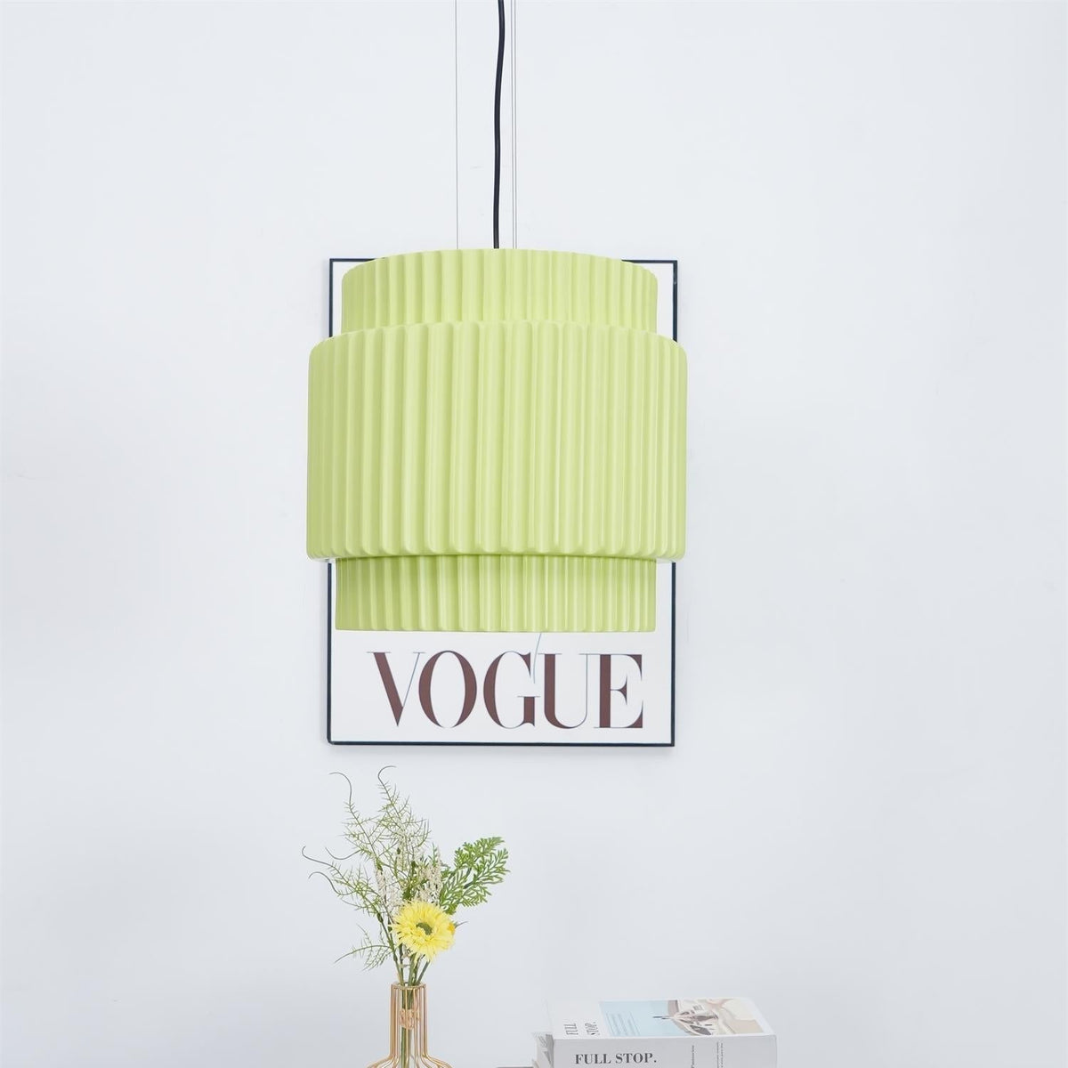 Aurelia Suspension Minimaliste à Cannelures