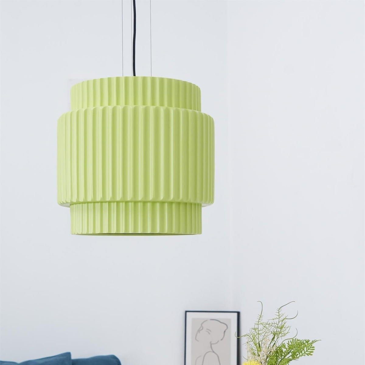 Aurelia Suspension Minimaliste à Cannelures