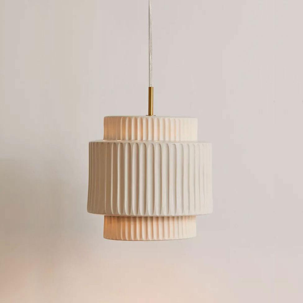 Aurelia Suspension Minimaliste à Cannelures