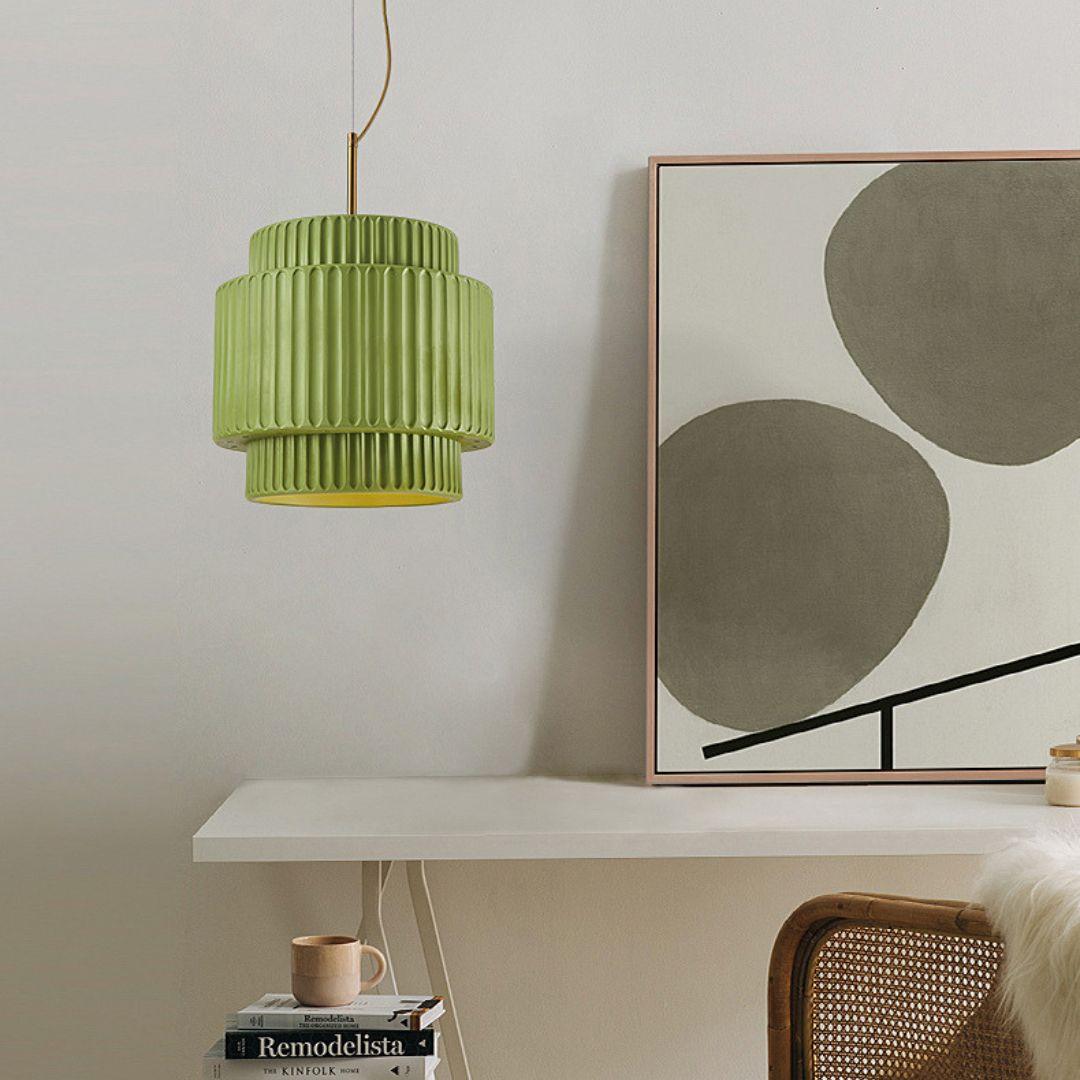 Aurelia Suspension Minimaliste à Cannelures